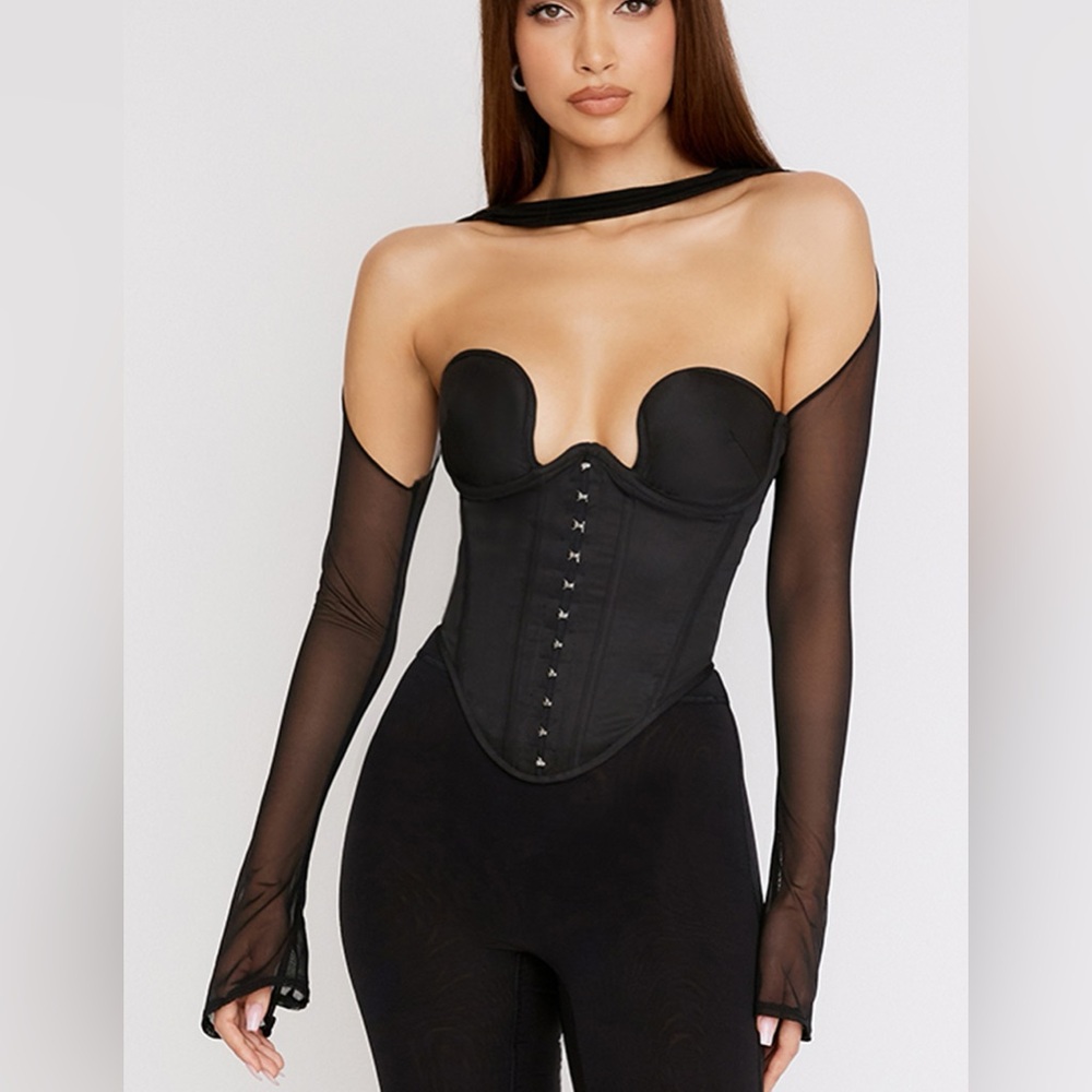 House of CB MINA
BLACK STRUCTURED CORSET